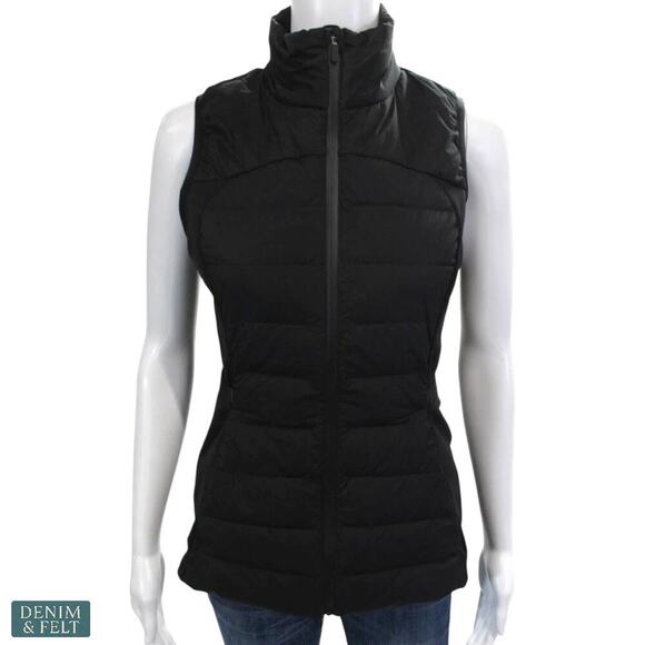 Lululemon Down for It All Vest Black PrimaLoft Goose Down Running Vest Size 6 - Picture 6 of 16